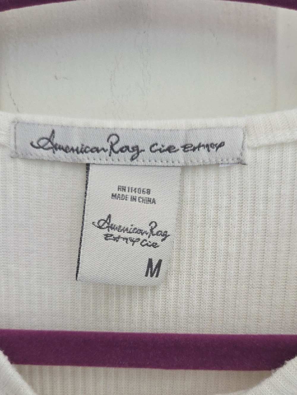 American Rag Ribbed Lace Up Top - Picture 4 of 7